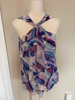 Carlisle Halter Style Top, Size 6, 100% Silk